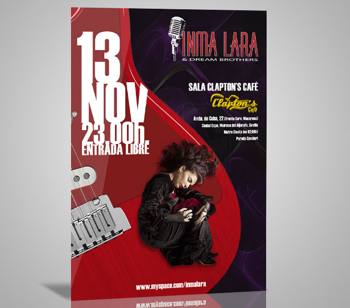 Cartel Inma Lara & Dream Brothers